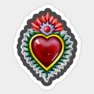 Mexican Sacred Heart #1 Sticker